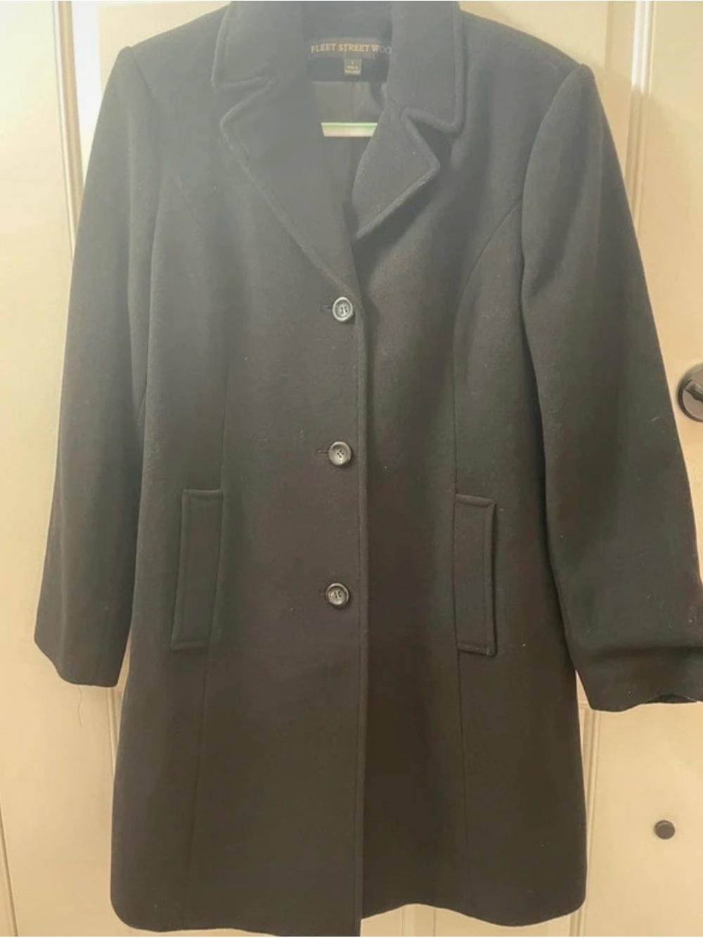 Excellent Condition- Classic Black Women’s Wool Coat